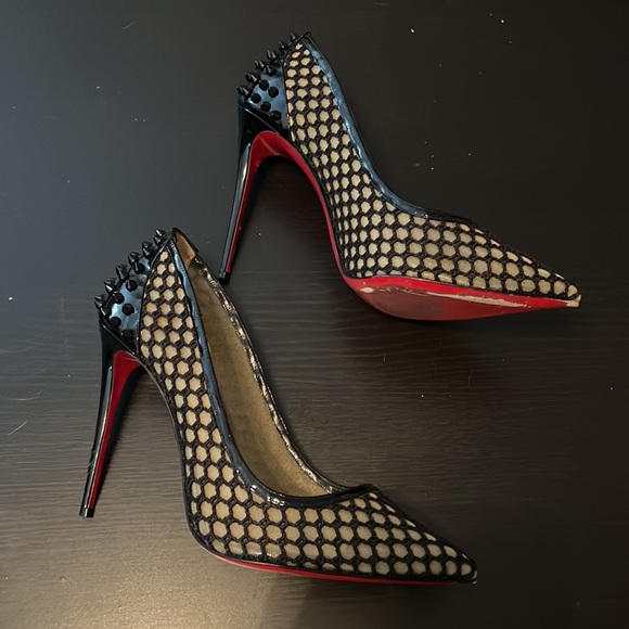 Christian Louboutin Guni Spiked Heels - Picture 2 of 10